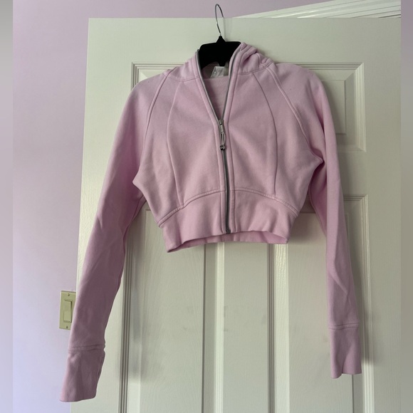 lululemon athletica Tops - lululemon athletica Pink Cropped Hoodie